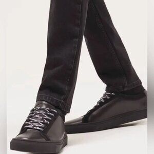 The Kooples Black Leather Sneakers